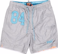 Gray Polyester Swim Shorts 1