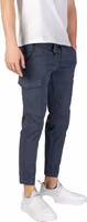 Blue Cotton Cargo Pants 3
