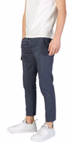 Blue Cotton Cargo Pants 4