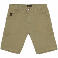 Green Cotton Bermuda Shorts 1