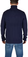 Blue Polyester Turtleneck 2