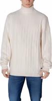 Cream Polyester Turtleneck 1