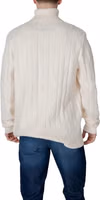 Cream Polyester Turtleneck 4