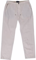 Beige Cotton Casual Pants 1