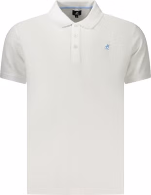 White Cotton Men's Polo Shirt