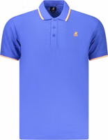 Blue Cotton Men's Polo 1