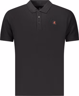 Black Cotton Men's Polo Shirt