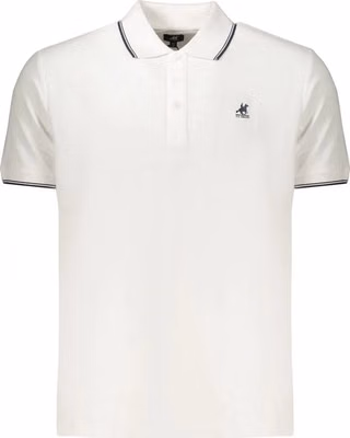 White Cotton Men's Polo Shirt