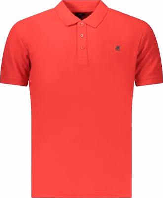 Red Cotton Men Polo