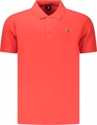 Red Cotton Men's Polo Shirt