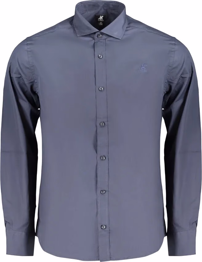 Blue Cotton Men's Shirt