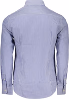 Blue Cotton Men's Shirt 2
