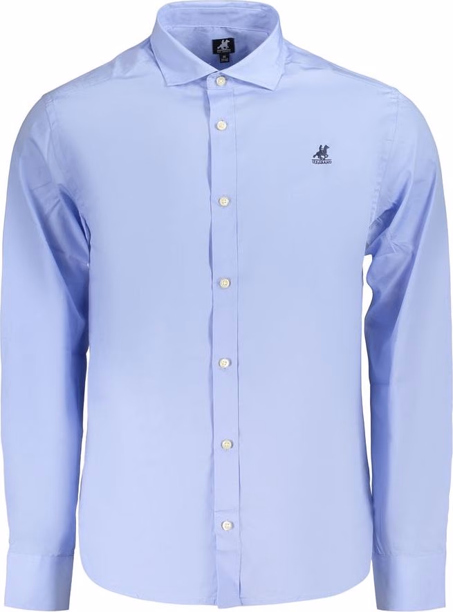 Azzurro Cotton Men's Shirt