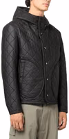 Black Polyester Full-Length Jacket 2