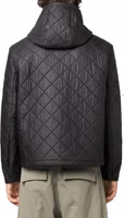 Black Polyester Full-Length Jacket 3