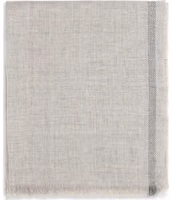 Gray Linen Scarf 1