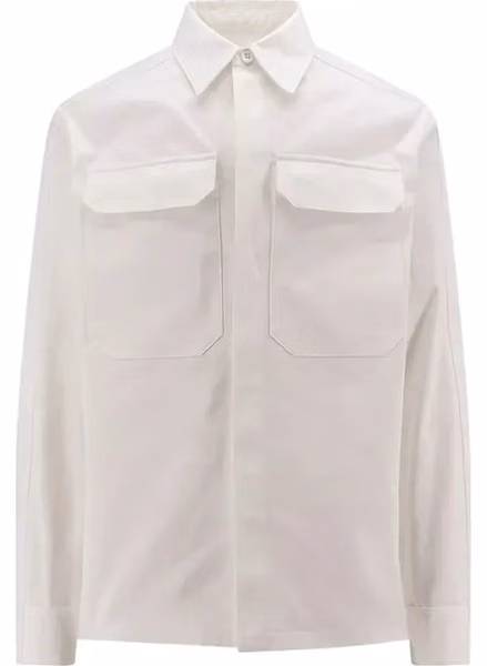 White Cotton Dress Shirt