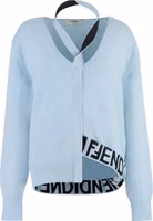 Blue Cashmere Cardigan 1