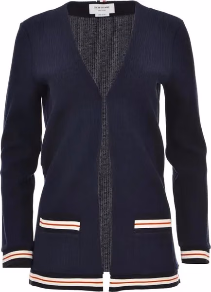 Blue Cotton Cardigan