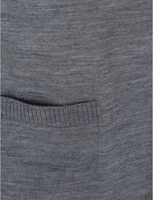 Gray Virgin Wool Cardigan 3