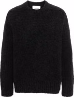 Black Alpaca Leather Sweatshirt 1