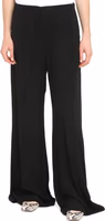Black Viscose Casual Pants 2