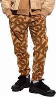 Brown Polyester Casual Pants 2