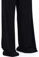 Black Viscose Casual Pants 4