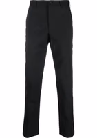 Black Nylon Casual Pants 1