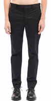 Black Nylon Casual Pants 2