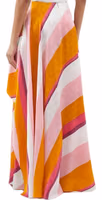 Multicolor Silk Casual Pants 3