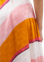 Multicolor Silk Casual Pants 4