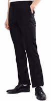 Black Wool Flared Pants 2