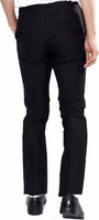 Black Wool Flared Pants 3