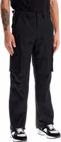 Black Cotton Cargo Pants 2