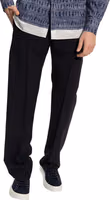 Blue Cotton Casual Pants 2