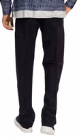 Blue Cotton Casual Pants 3
