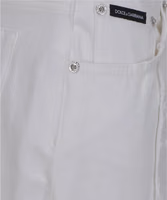 White Cotton Cargo Pants 4