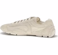 Beige Calf Leather Bos Taurus Sneakers 3