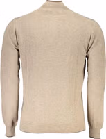 Beige Fabric Men's Sweater 2