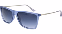 Blue Stainless Steel Sunglasses 1
