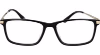 Black Plastic Glasses (Frames) 2