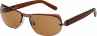 Brown Metal Sunglasses 1