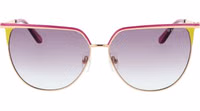 Rose Gold Metal Sunglasses 2