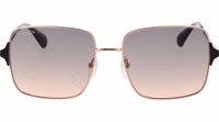 Rose Gold Metal Sunglasses 2