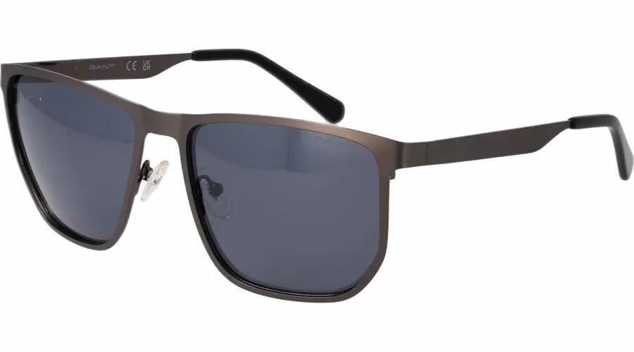 Gray Metal Sunglasses
