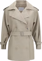 Beige Cotton Trench Coat 1