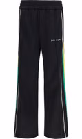 Black Polyester Athletic Pants 1