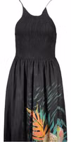 Black Polyester Women's Dress 1