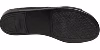 Black Leather Cutout DG Logo Sandals Shoes 2